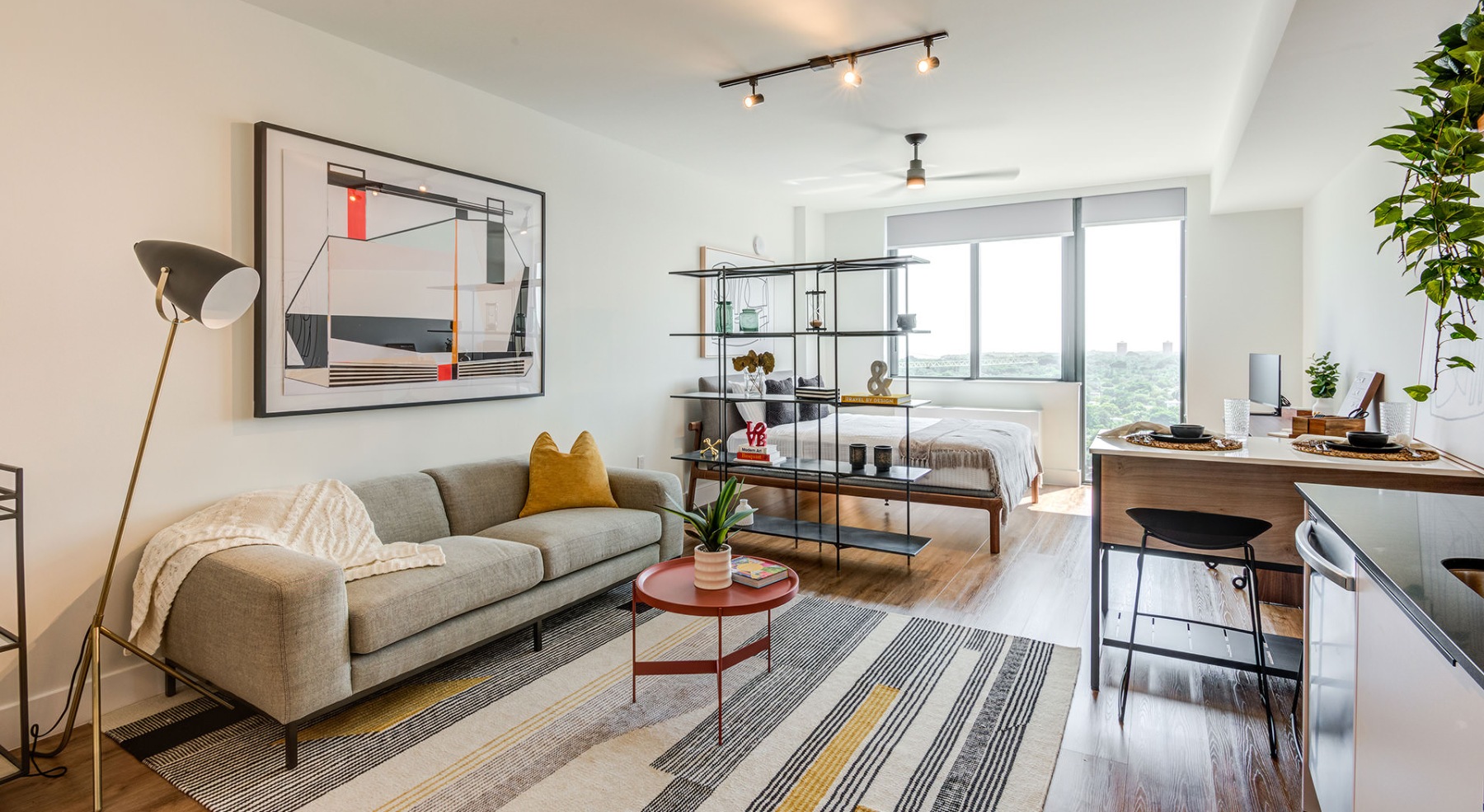 spacious and bright living room