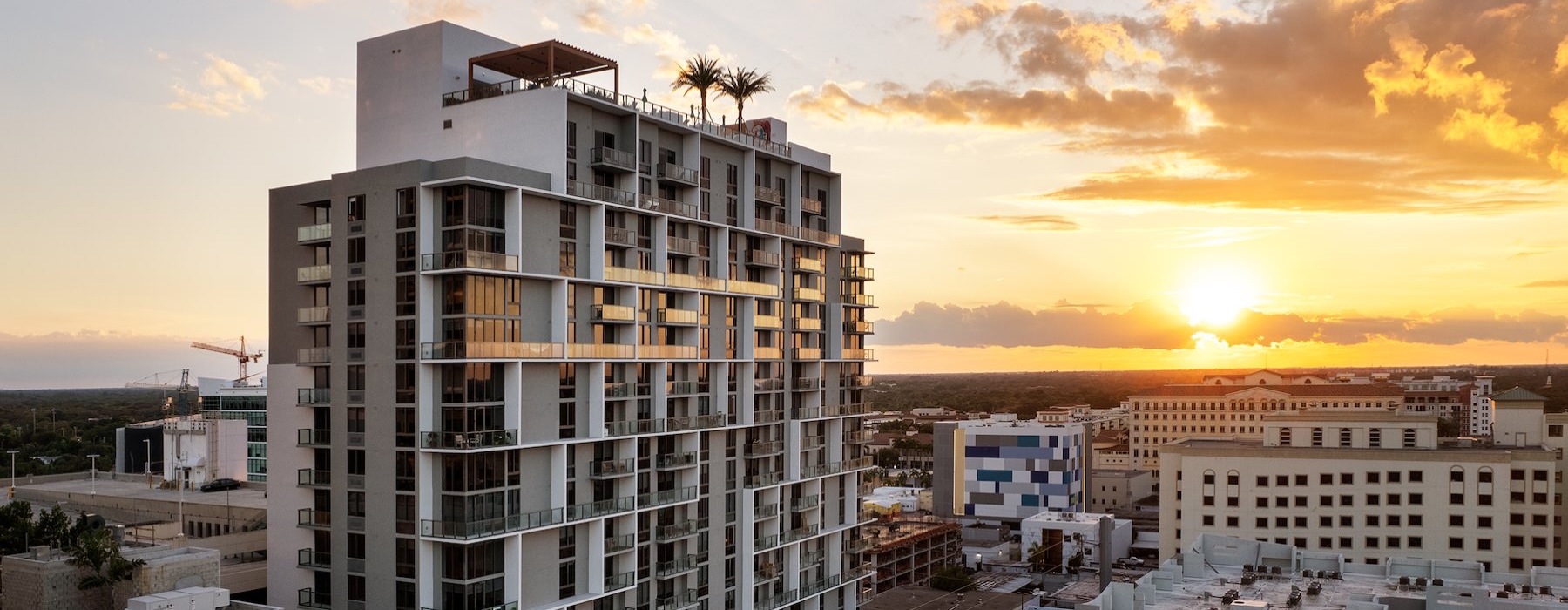 multistory building in a city with a view of the sky